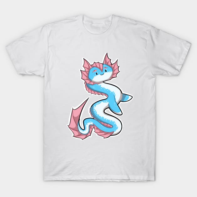 Cute Transgender sea serpent T-Shirt by dragonlord19